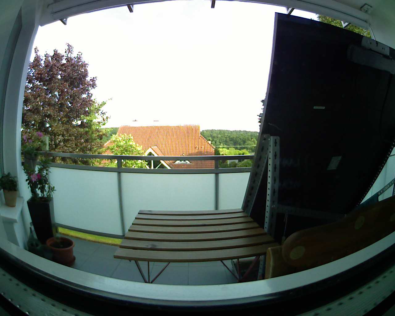 Wetterblick Station Hattingen. Blickrichtung Süd-Ost.